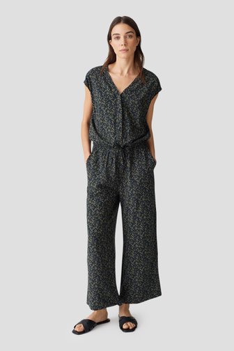 Jumpsuit met blauw-groene print van Opus voor Dames