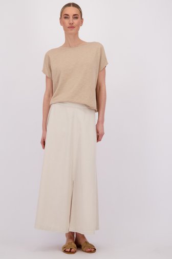 Le devant de Jupe beige ample de Marc O'Polo pour Femmes