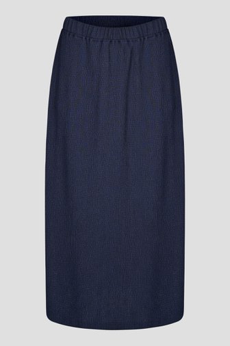 Jupe bleue à taille élastiquée de Bicalla pour Femmes