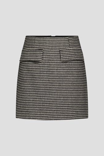 Jupe courte à motif pied-de-poule - Louise x Tine de Louise pour Femmes