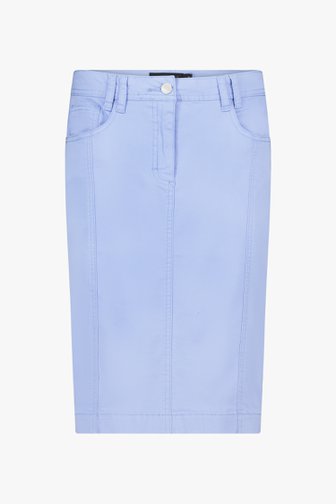 Jupe courte bleu pastel de Claude Arielle pour Femmes