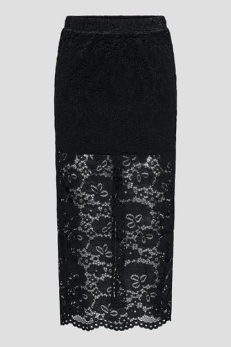 Jupe en dentelle noire