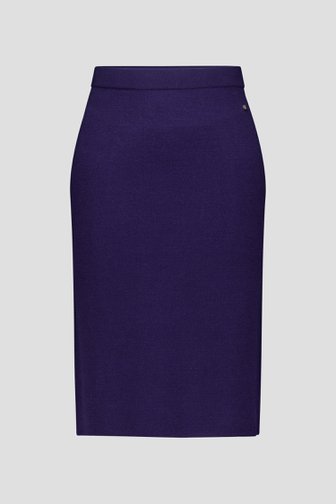 Photo produit 1 de Jupe en maille bleu marine de Claude Arielle pour Femmes