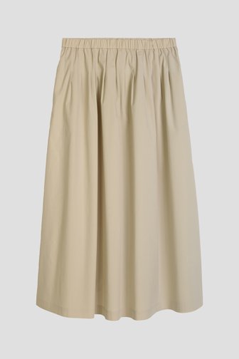 Le devant de Jupe longue beige à taille élastique de Marc O'Polo pour Femmes