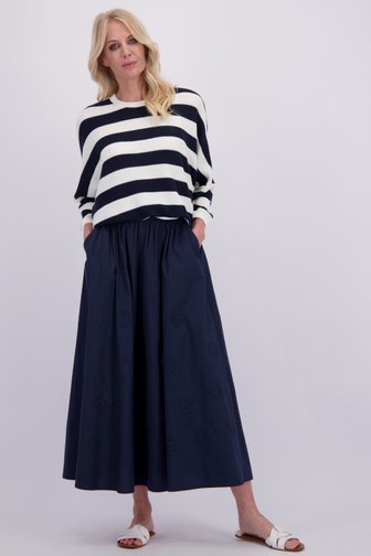 Le devant de Jupe longue bleue de AC by Annelien Coorevits pour Femmes