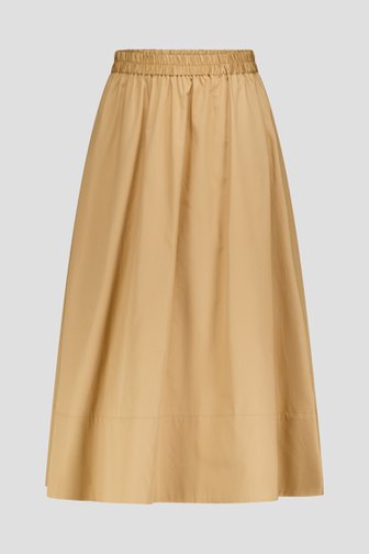 Le devant de Jupe midi beige-brun de Libelle pour Femmes