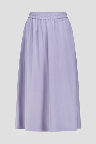 Photo produit 1 de Jupe midi bleue avec taille élastique de Libelle pour Femmes