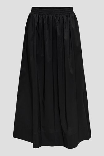 Jupe midi noire avec taille élastique de JDY pour Femmes