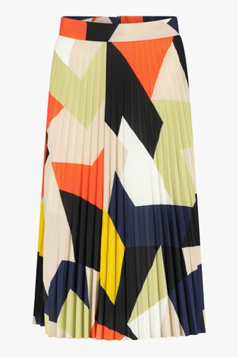 Jupe plissée mi-longue à motifs colorés de D'Auvry pour Femmes