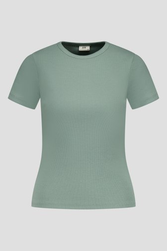Kaki geribbeld T-shirt van JDY voor Dames