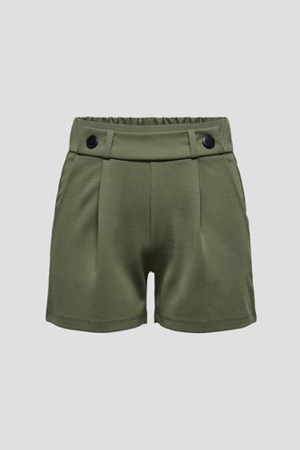 Kaki short met elastische taille van JDY voor Dames