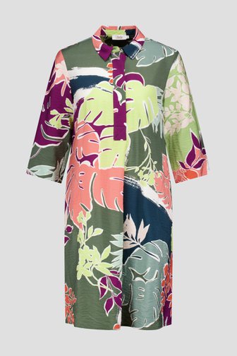 Kleedje met jungleprint en 3/4 mouwen van Libelle voor Dames