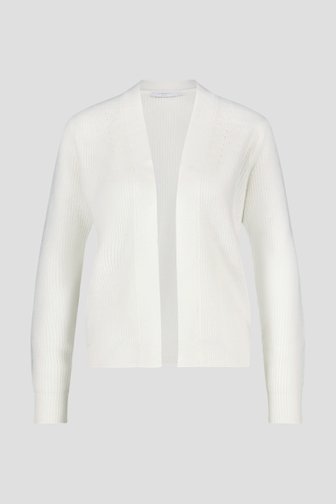 Korte ecru cardigan van Liberty Island voor Dames