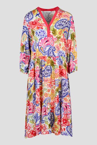 Lang kleedje met kleurrijke bloemenprint van Bicalla voor Dames