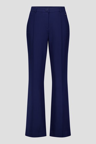 Productfoto 4 van Lange donkerblauwe broek door Claude Arielle voor Dames