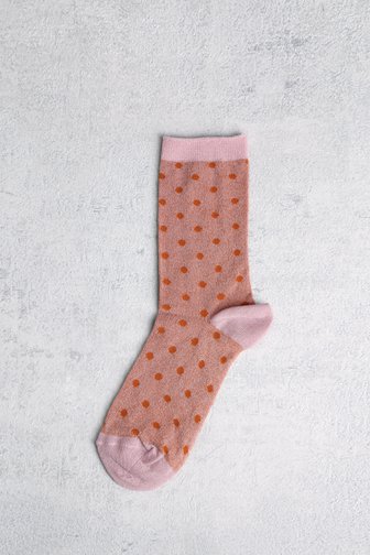 Larges chaussettes à paillettes roses de MP Denmark pour Femmes