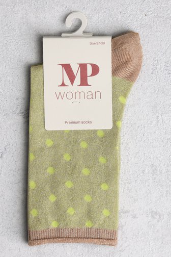 Larges chaussettes à paillettes vertes et roses de MP Denmark pour Femmes