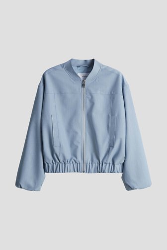 Légère veste bomber bleu clair de Opus pour Femmes
