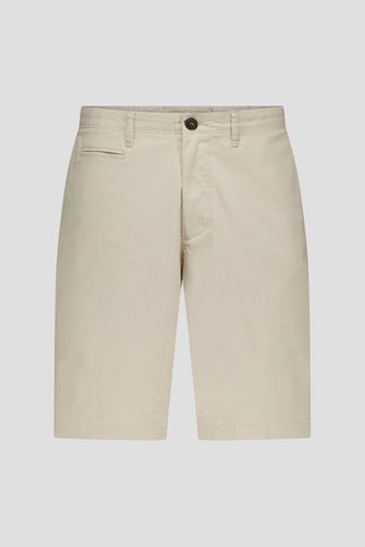 Voorkant van Lichtbeige bermuda door Liberty Island voor Heren