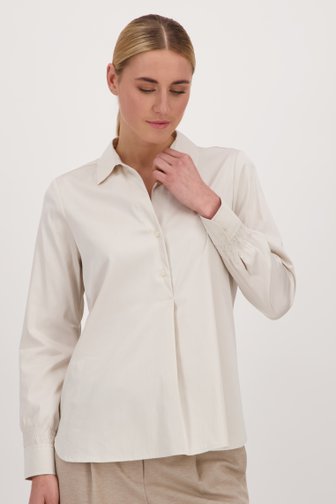 Lichtbeige blouse van Opus voor Dames
