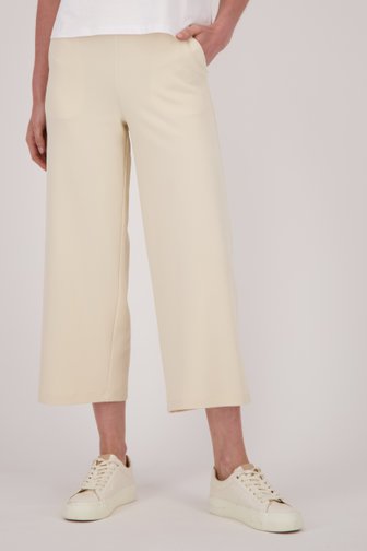 Liberty Island Lichtbeige culotte met stretch