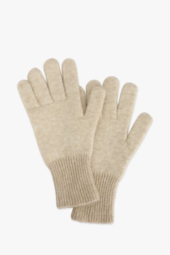 Lichtbeige handschoenen van Liberty Island voor Dames