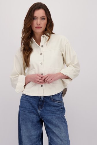 Voorkant van Lichtbeige jeansblouse door JDY voor Dames