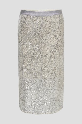 Photo produit 1 de Lichtbeige midirok met pailletten de ONLY Carmakoma pour Femmes