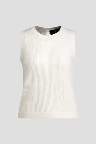 Productfoto 1 van Lichtbeige top met open rugdetail door AC by Annelien Coorevits voor Dames
