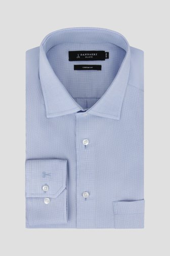 Lichtblauw hemd - Comfort fit  van Dansaert Black voor Heren