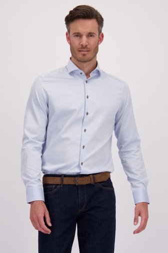 Lichtblauw hemd - regular fit van Dansaert Black voor Heren