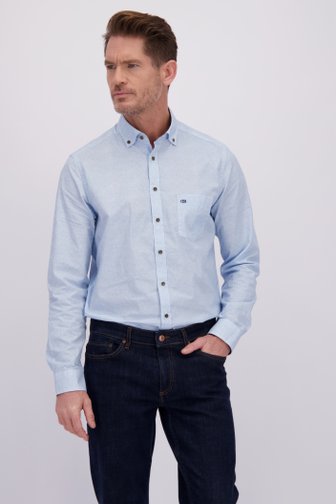 Voorkant van Lichtblauw hemd - Regular fit  door Dansaert Blue voor Heren