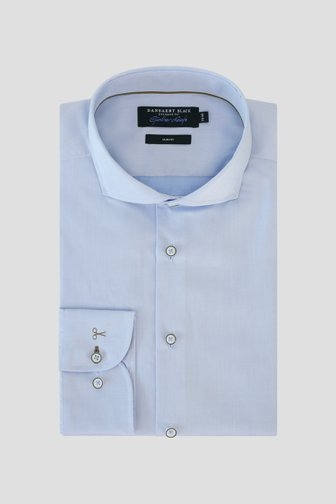 Voorkant van Lichtblauw hemd - Slim fit door Dansaert Black voor Heren