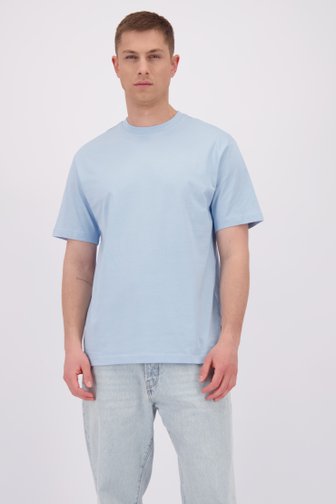 Voorkant van Lichtblauw T-shirt met ronde hals door Only & Sons voor Heren