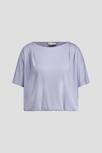 Voorkant van Lichtblauwe blousontop door D'Auvry voor Dames