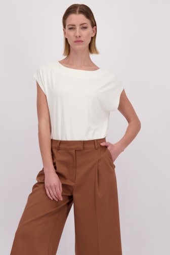 Voorkant van Lichtblauwe blousontop door D'Auvry voor Dames