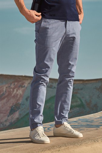 Lichtblauwe chino van Dansaert Blue voor Heren