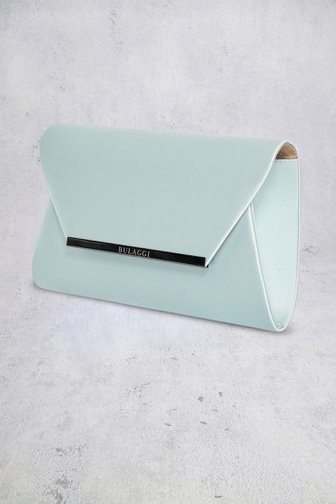 Voorkant van Lichtblauwe clutch door Bulaggi voor Dames