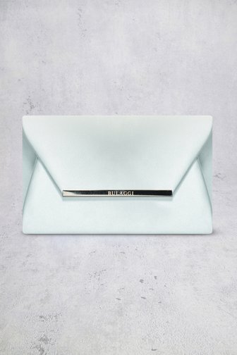 Voorkant van Lichtblauwe clutch door Bulaggi voor Dames