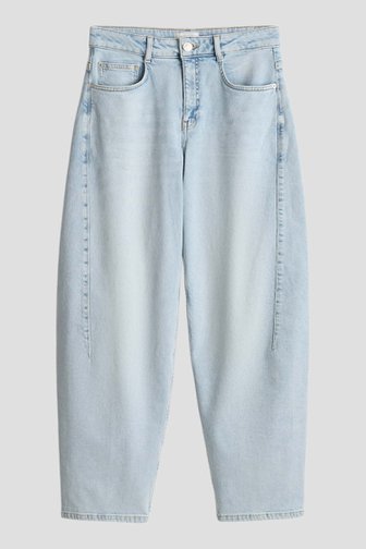 Voorkant van Lichtblauwe enkeljeans - Barrel fit door Opus voor Dames