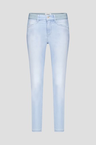 Lichtblauwe jeans met elastische taille - slim fit van Angels voor Dames