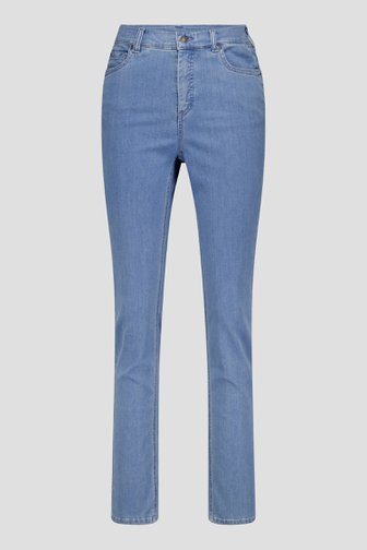 Claude Arielle Lichtblauwe jeans met stretch en elastische taille