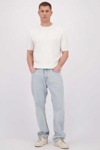Voorkant van Lichtblauwe jeans - Straight fit  door Only & Sons voor Heren