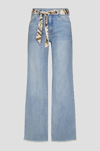 Lichtblauwe jeans - Wide leg fit  van Geisha voor Dames