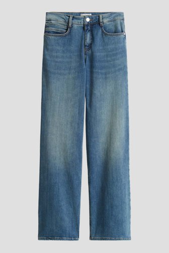 Voorkant van Lichtblauwe jeans - Wide leg fit door Opus pants voor Dames