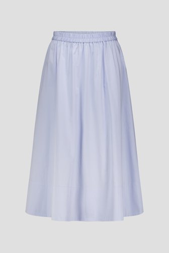 Voorkant van Lichtblauwe midi rok  door Libelle voor Dames