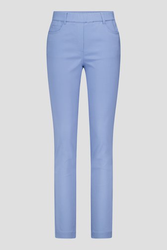 Productfoto 1 van Lichtblauwe stretchbroek met elastische taille door Claude Arielle voor Dames