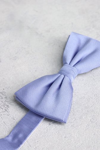 Voorkant van Lichtblauwe strik door Liberty Island voor Heren