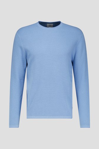 Lichtblauwe trui met structuur van Casual Five voor Heren