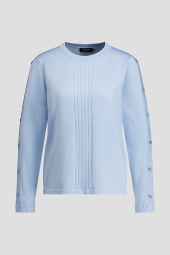 Productfoto 1 van Lichtblauwe trui door Signature voor Dames